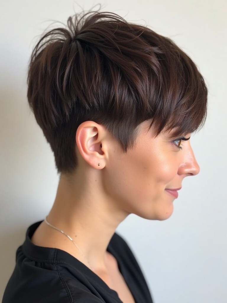 Pixie Cut Back View: Dorothy Hamill Haircut