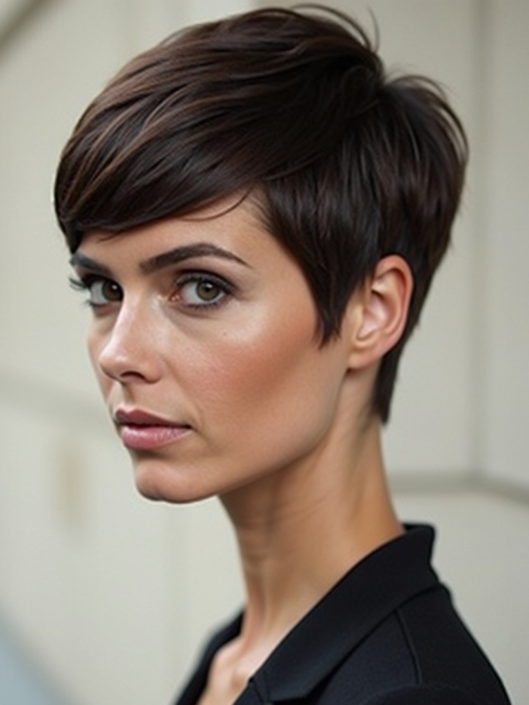 Pixie Cut Back View: The Asymmetrical Cut