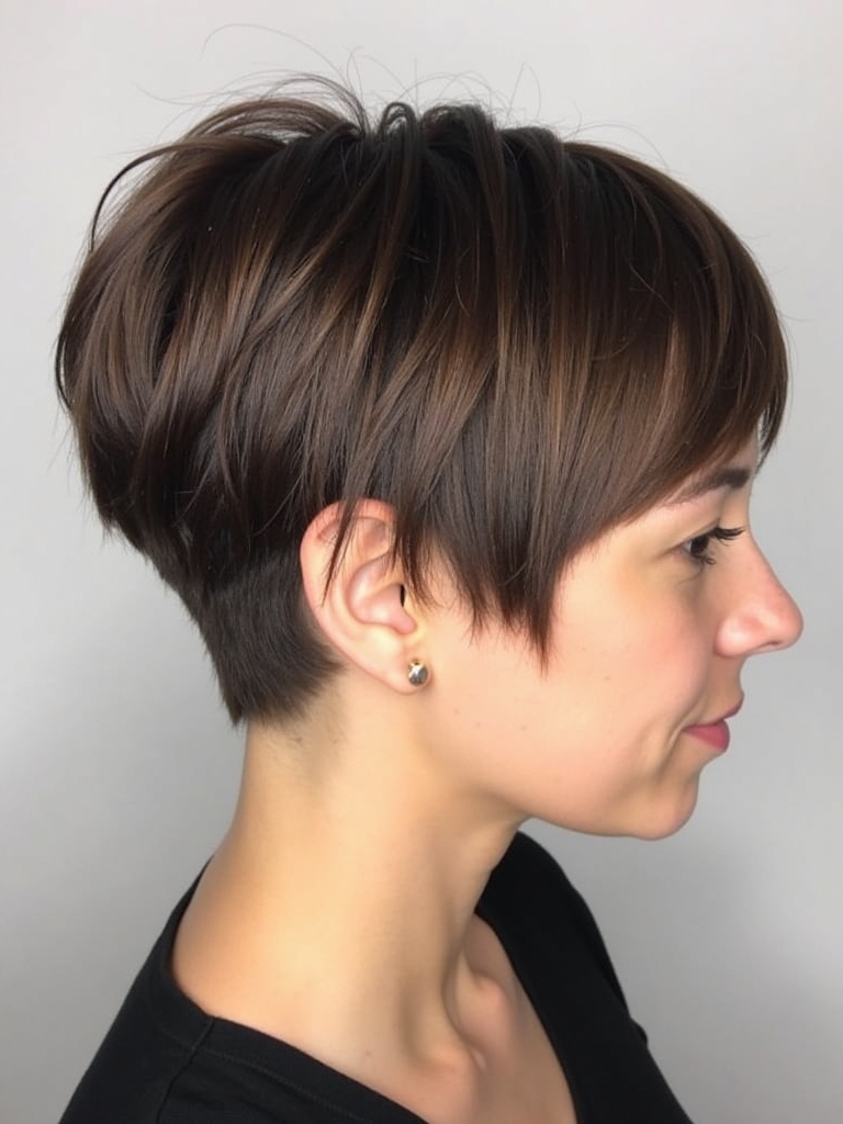 Pixie Cut Back View: The Choppy Layers