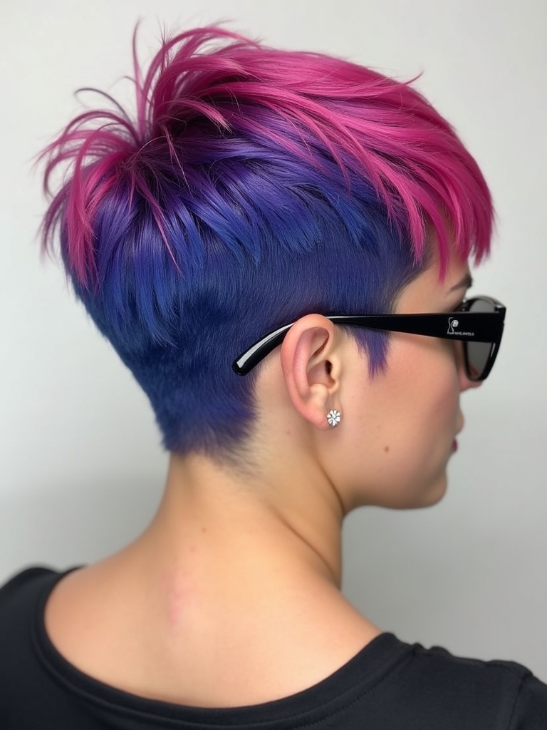 Pixie Cut Back View: The Shaved Side