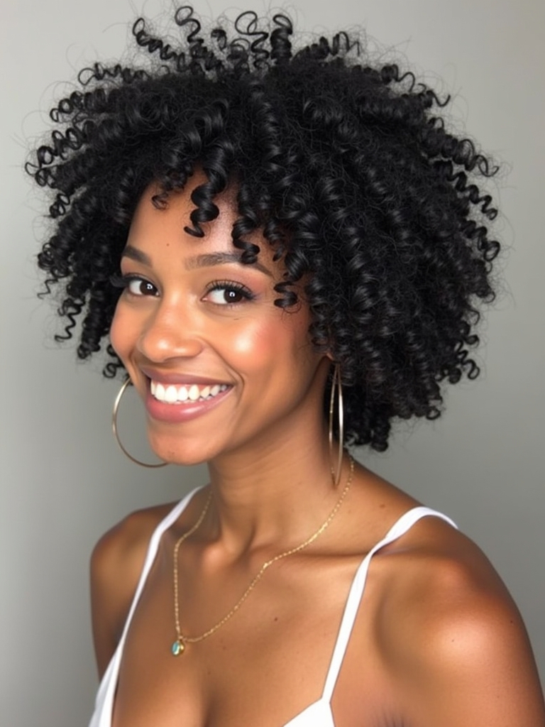 Deep Side Part French Bob