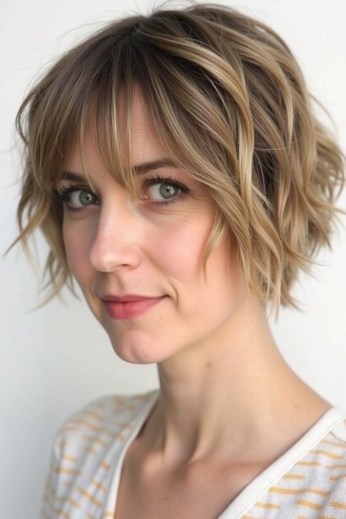 Pin Curls French Bob