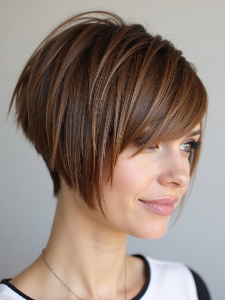 Balayage French Bob
