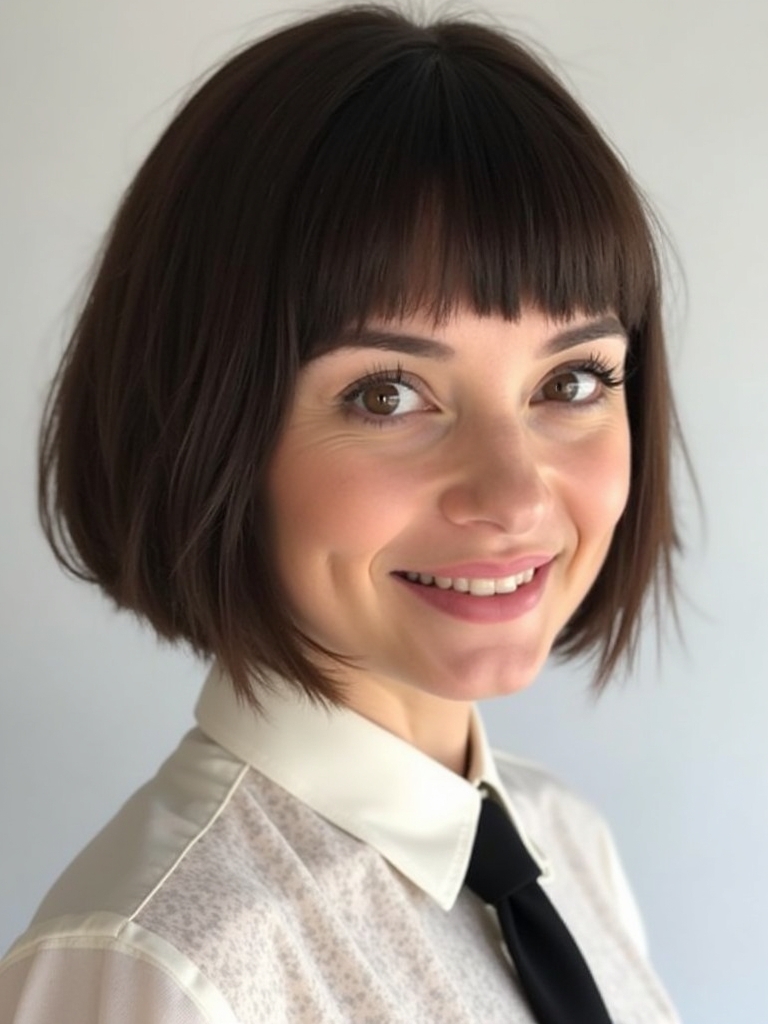 Undercut French Bob