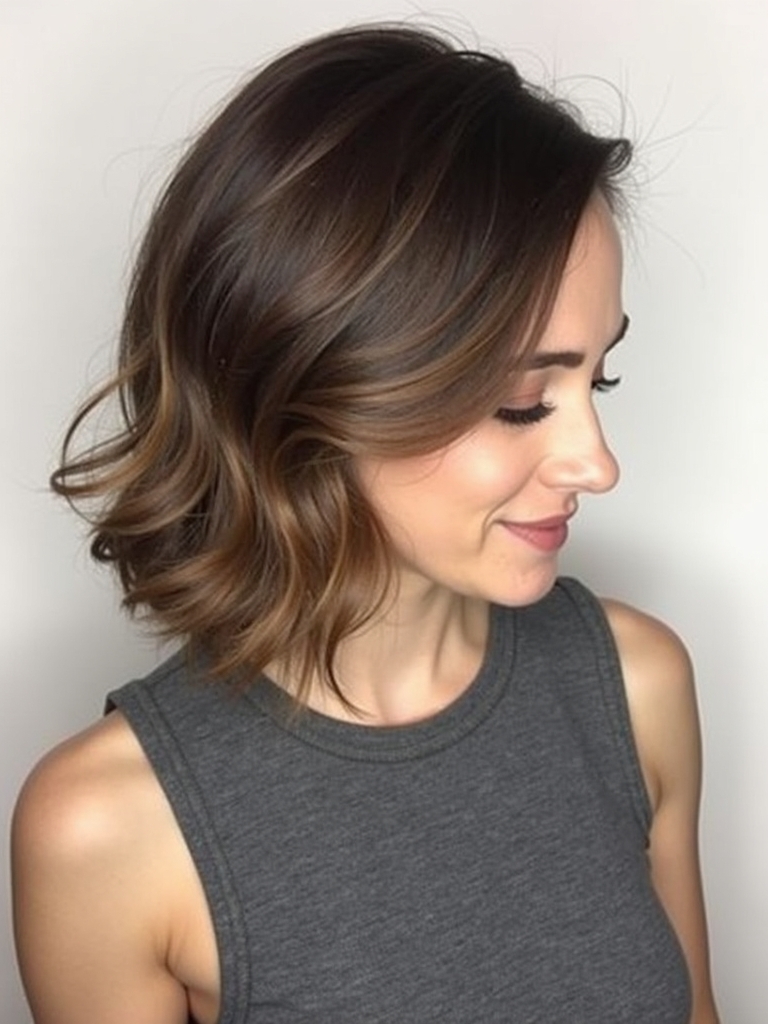 Collarbone Length Hair: Blunt Lob