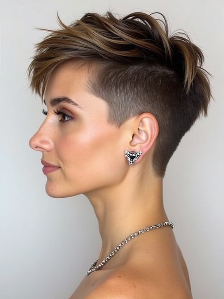 Pixie Cut Back View: The Classic Stacked Bob