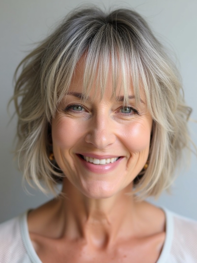 Hairstyles For Thin Hair Fine Over 50: The Classic Bob